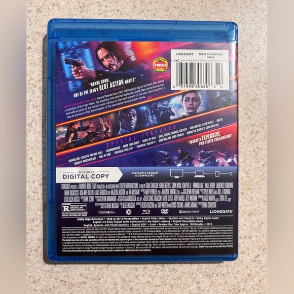 John Wick 3 Blu-ray Disc - Picture 3 of 3